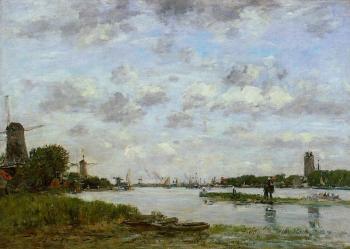 尤金 佈丹 View of Dordrecht